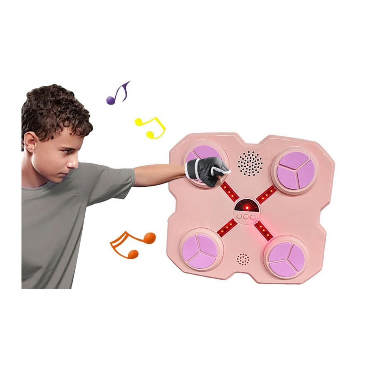 BABYLUNA - Máquina De Entrenamiento Boxeo Musical Infantil Con Guantes