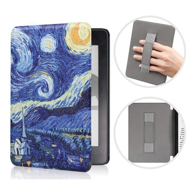 GENERICO - Funda protectora con agarre y cierre magnético para Kindle