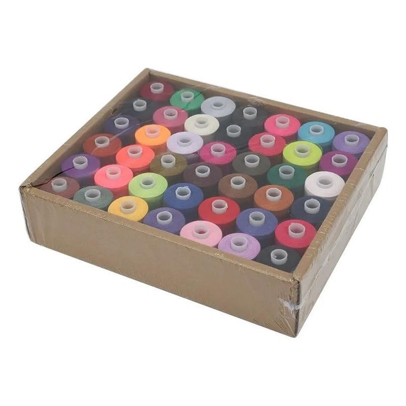 GENERICO - Kit de 42 Hilos de Colores Vibrantes para Costura Creativa
