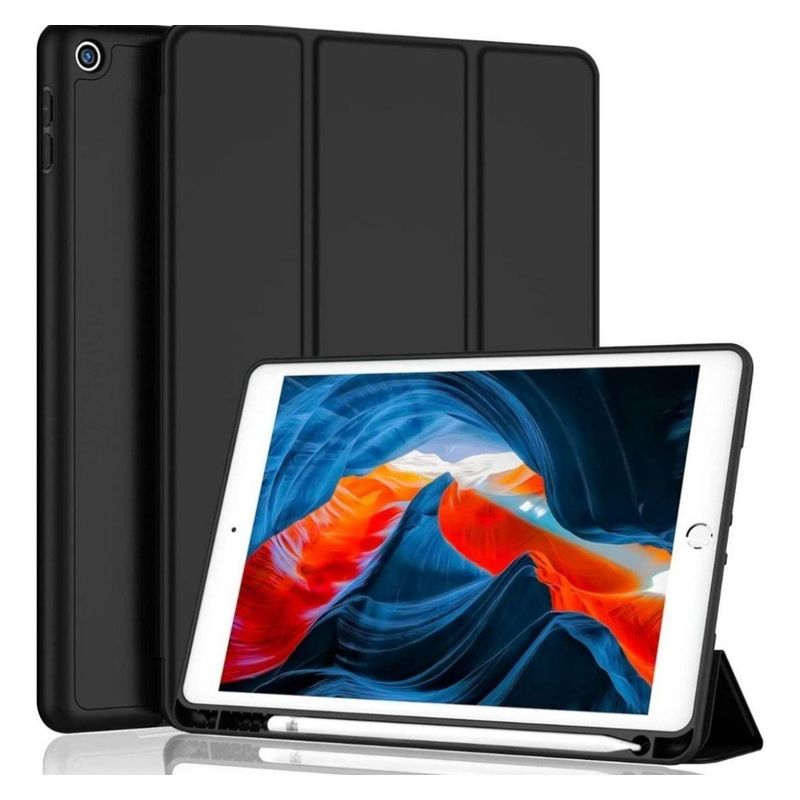 GENERICO - Carcasa Inteligente para iPad 10.2 con Ranura para Pencil