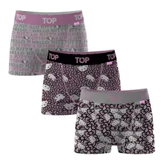 TOP - Bóxer Medio NIÑA Algodón Pack 3 Hello Kitty C3