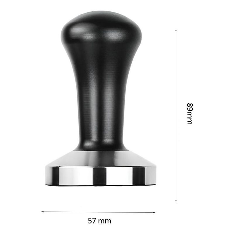 GENERICO - Tamper Profesional de Café con Base de Acero Inoxidable 57mm