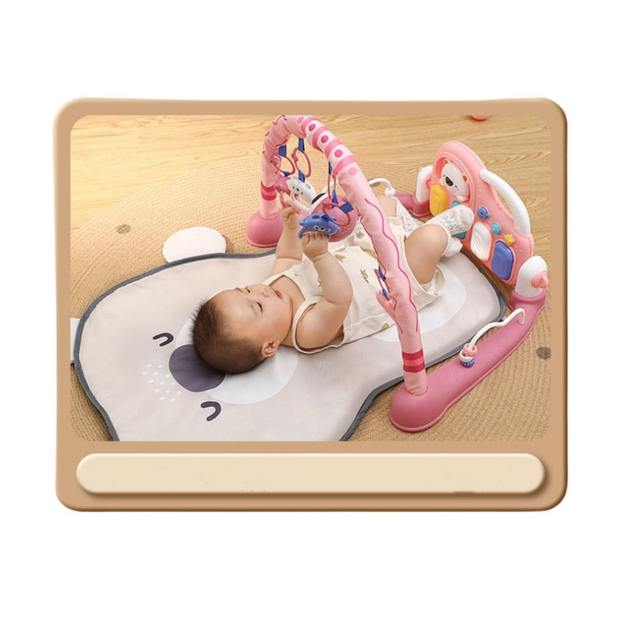 BABYLUNA - Alfombra Gimnasio Musical Con Piano Para Bebe