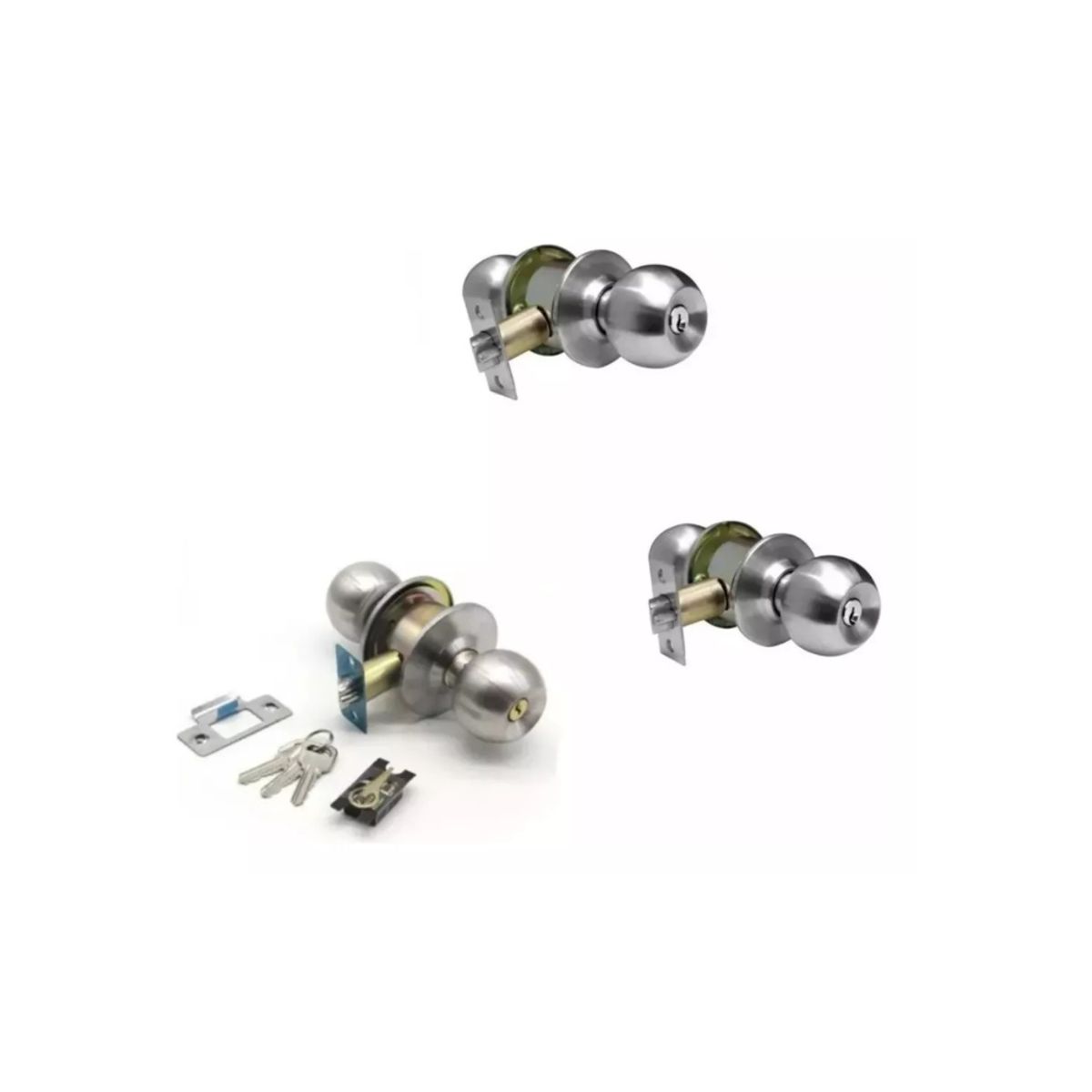 GENERICO - Pack 3 Chapas Para Dormitorio  Oficina TN0018