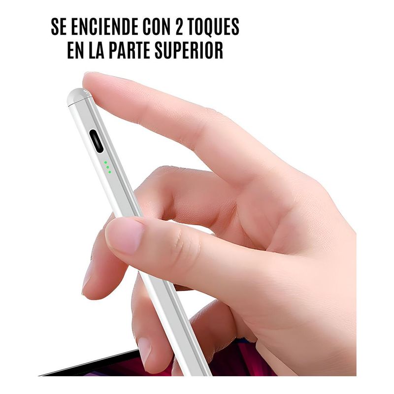 GENERICO - Lápiz Táctil Recargable para Dibujo en iPad y Tablet