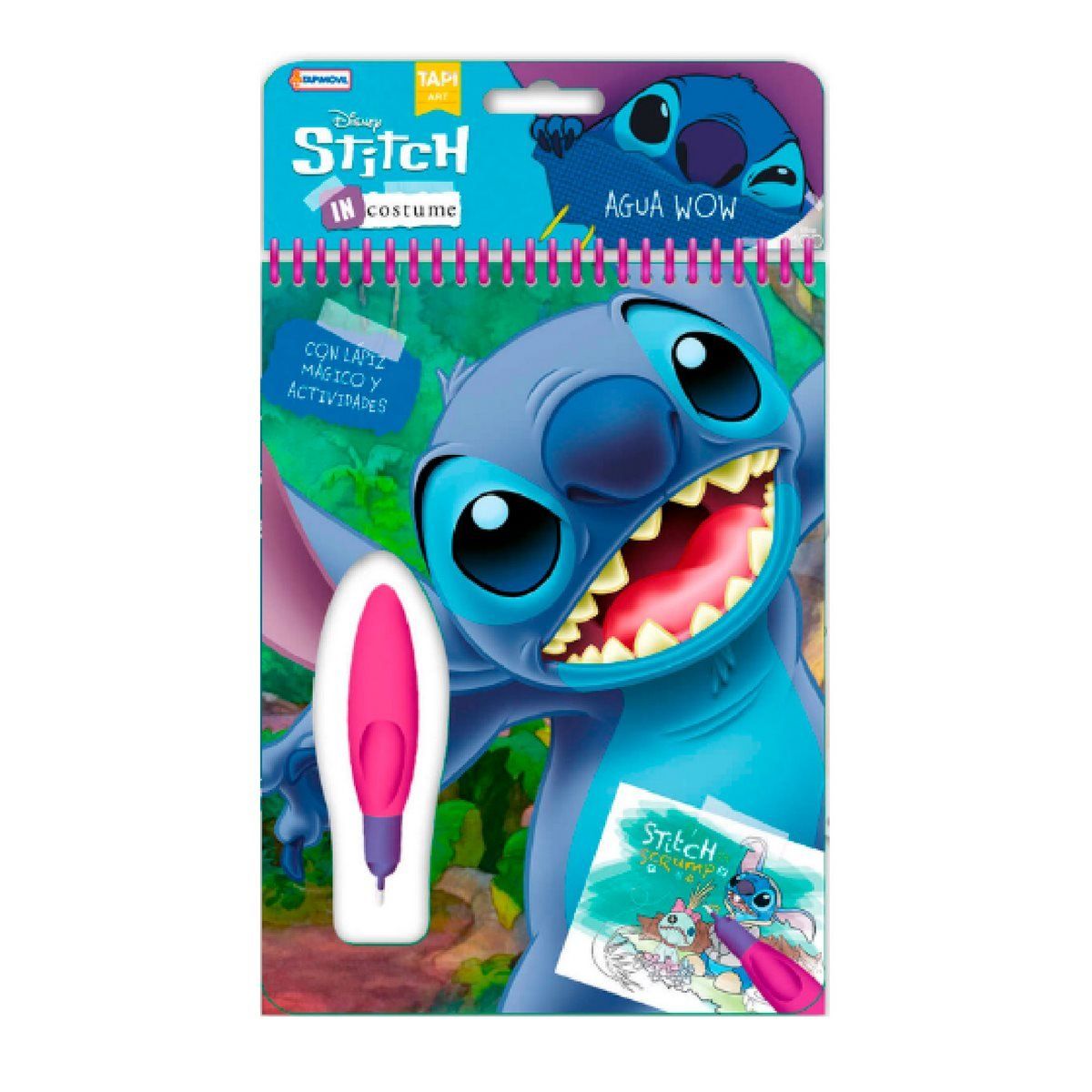 ANSALDO - LIBRO CON LAPIZ MAGICO PARA PINTAR CON AGUA - STITCH