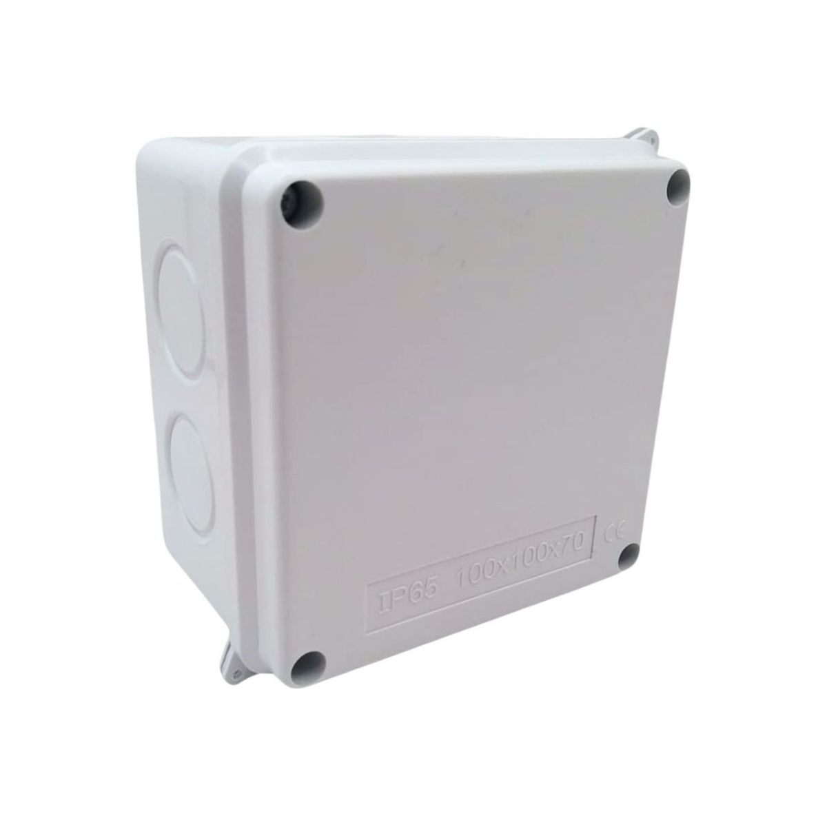 GENERICO - Caja Estanca 100X100X70MM IP65 Lisa y Cierre con Tornillos