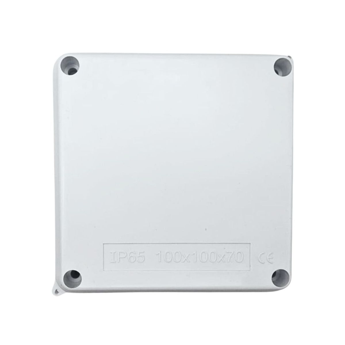 GENERICO - Caja Estanca 100X100X70MM IP65 Lisa y Cierre con Tornillos