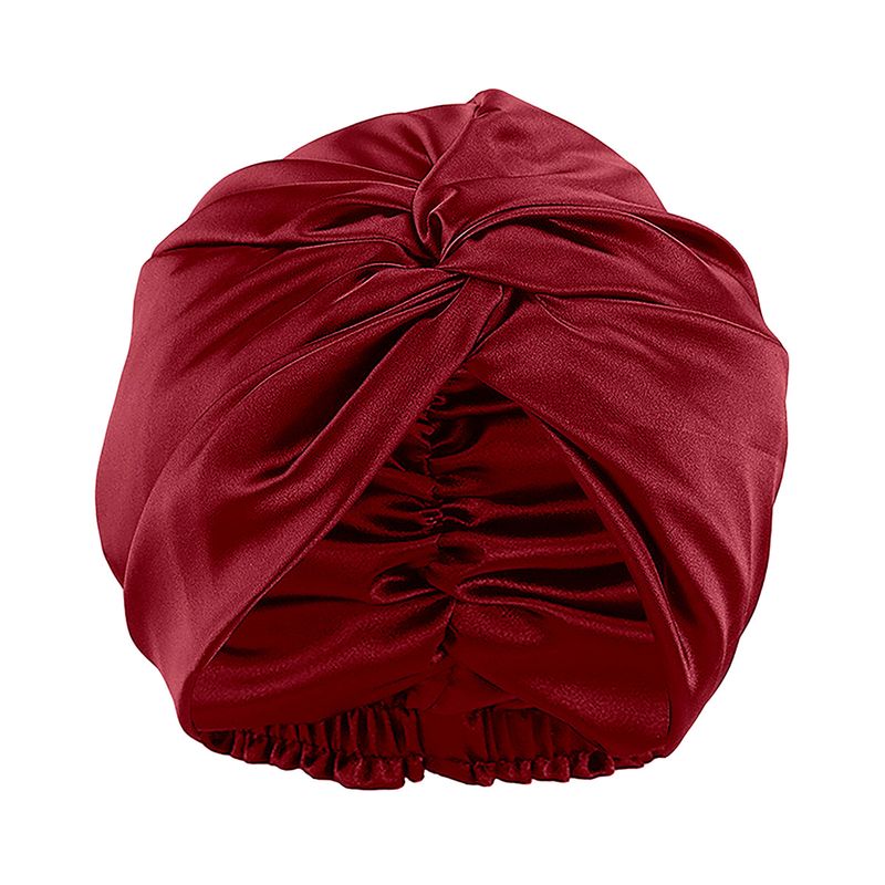 GENERICO - Gorro Satin Turbante Ker Rojo Vino
