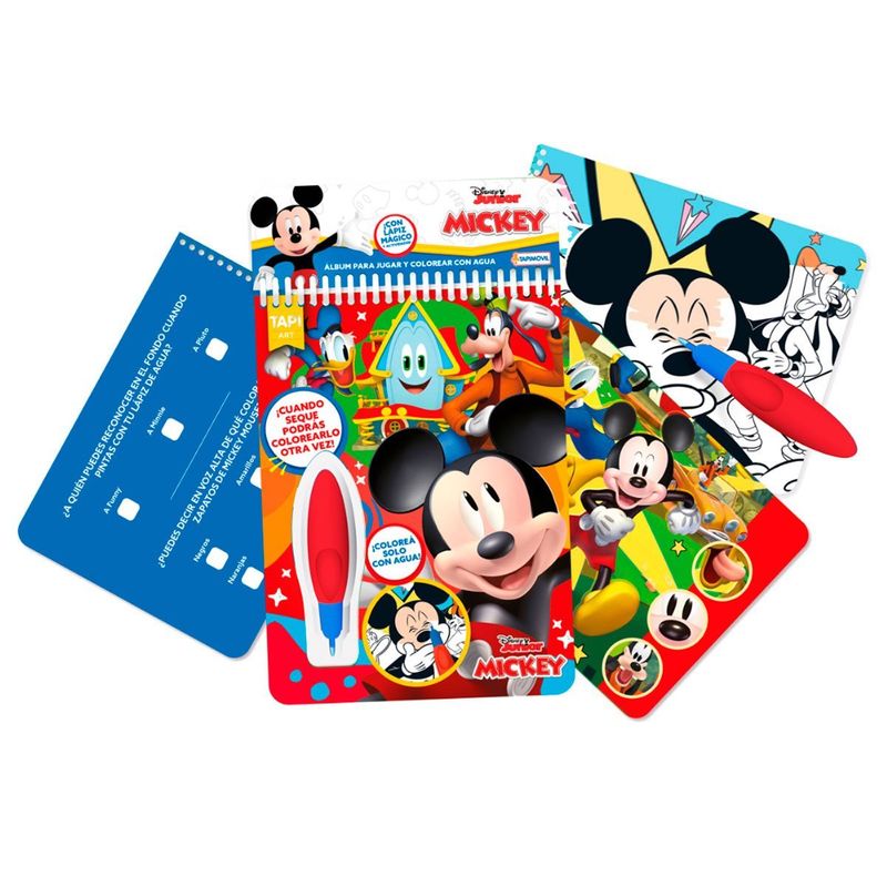 MICKEY MOUSE - LIBRO CON LAPIZ MAGICO PARA PINTAR CON AGUA - MICKEY