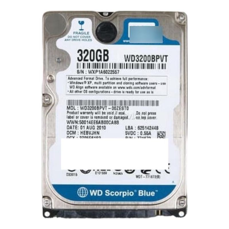 GENERICO - Disco Duro Portátil 320GB SATA para Consolas y PC