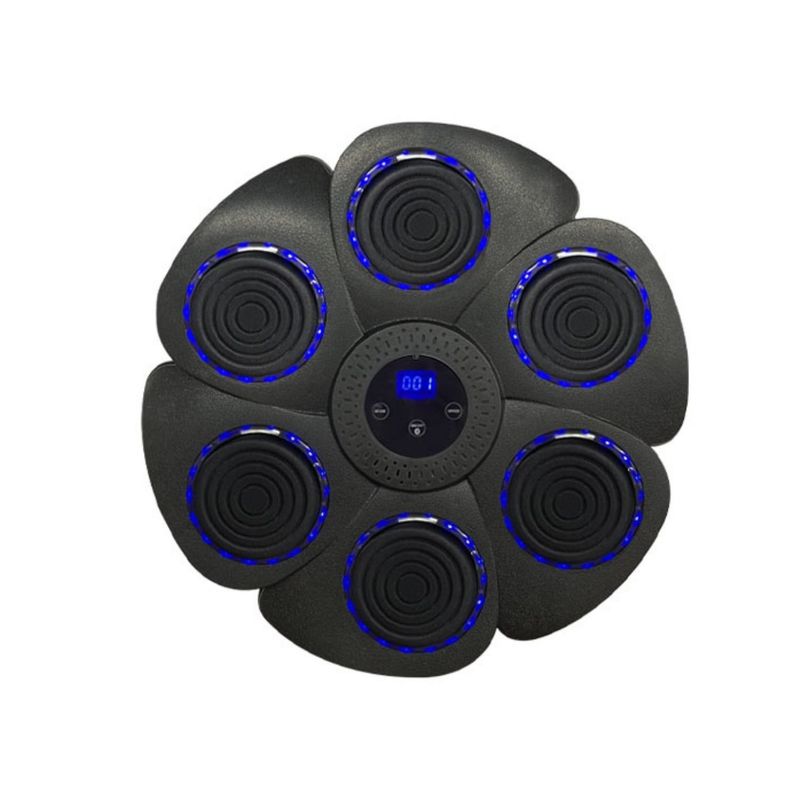 BABYLUNA - Máquina De Entrenamiento Box Sonido Bluetooth Y Guantes Azul