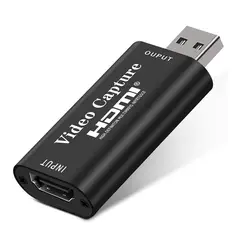 GENERICO - Capturadora de Video HDMI a USB Full HD 1080p 4K Compatible