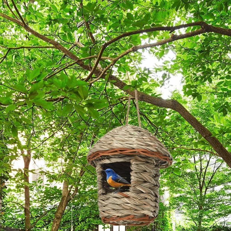 GENERICO - Nido Colibrí Tejido a Mano, Casa Ecológica para Aves