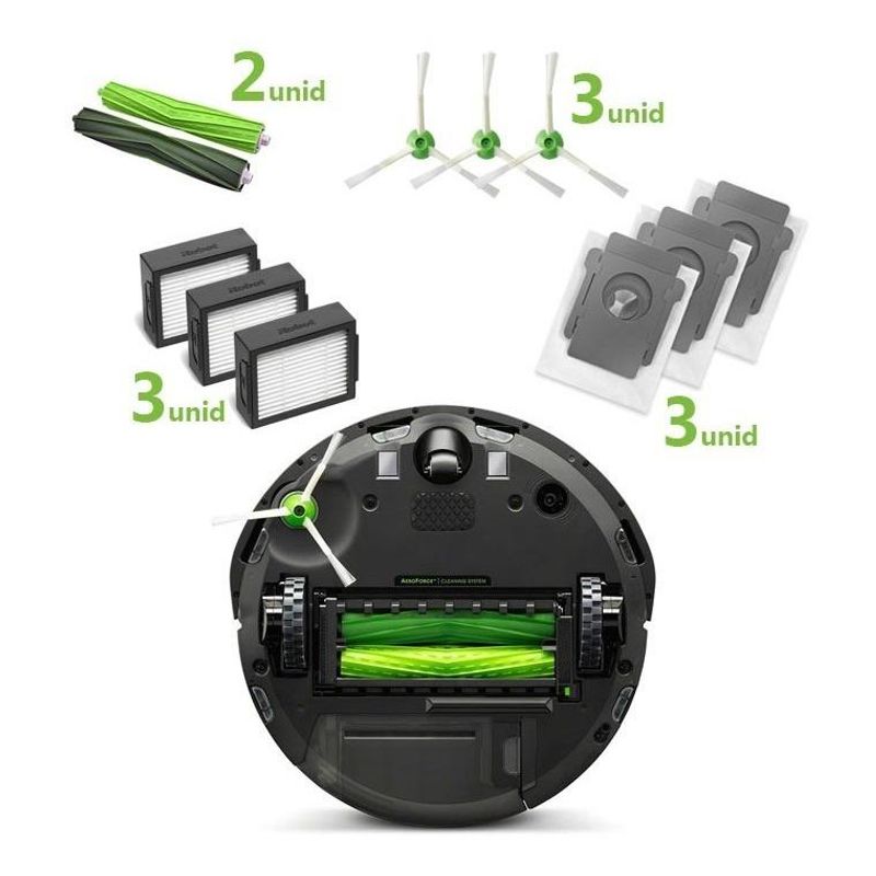 GENERICO - Repuestos de Aspiradora Roomba con Filtros y Bolsas Desechables