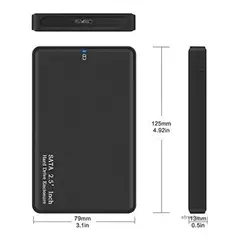 GENERICO - Disco Duro Externo Portátil 1TB USB 3.0 Rápido y Eficaz
