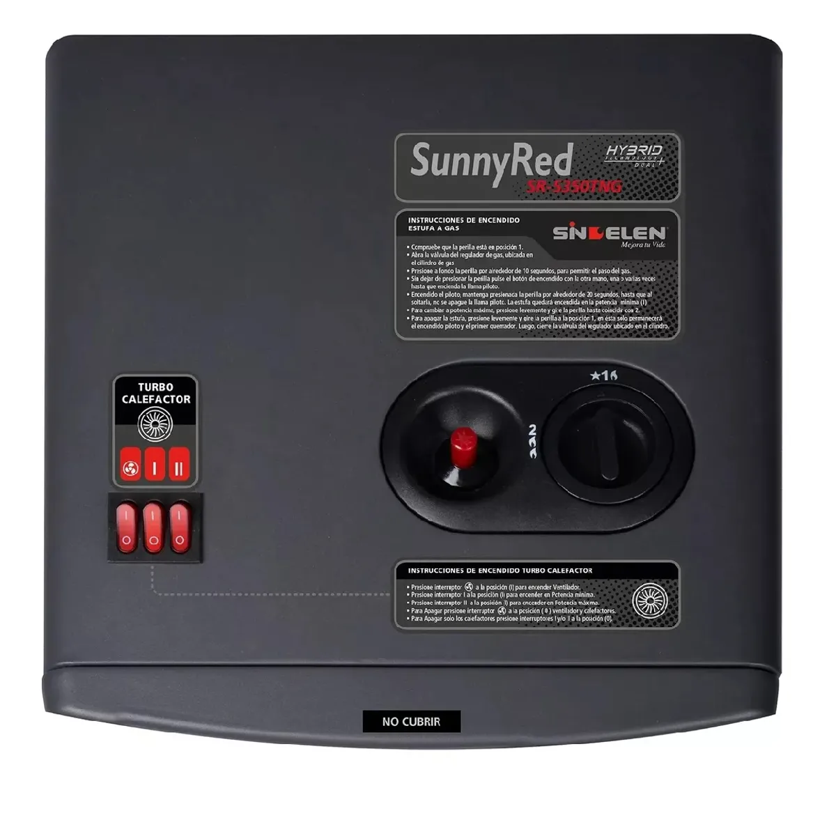 SINDELEN - Estufa A Gas Sindelen Infrarroja Turbo Calefactor Sr-5350tng