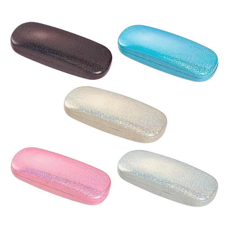 GENERICO - Estuche Protector para Gafas - Pack de 10 Colores Aleatorios