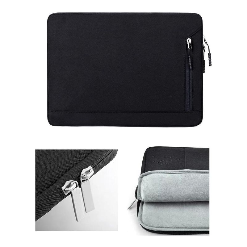 GENERICO - Funda Impermeable para Macbook y Notebook con Bolsillo Externo