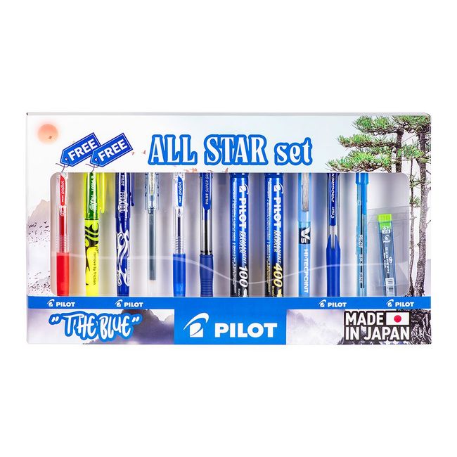 PILOT - Set Lápices All Star The Blue 10 un.