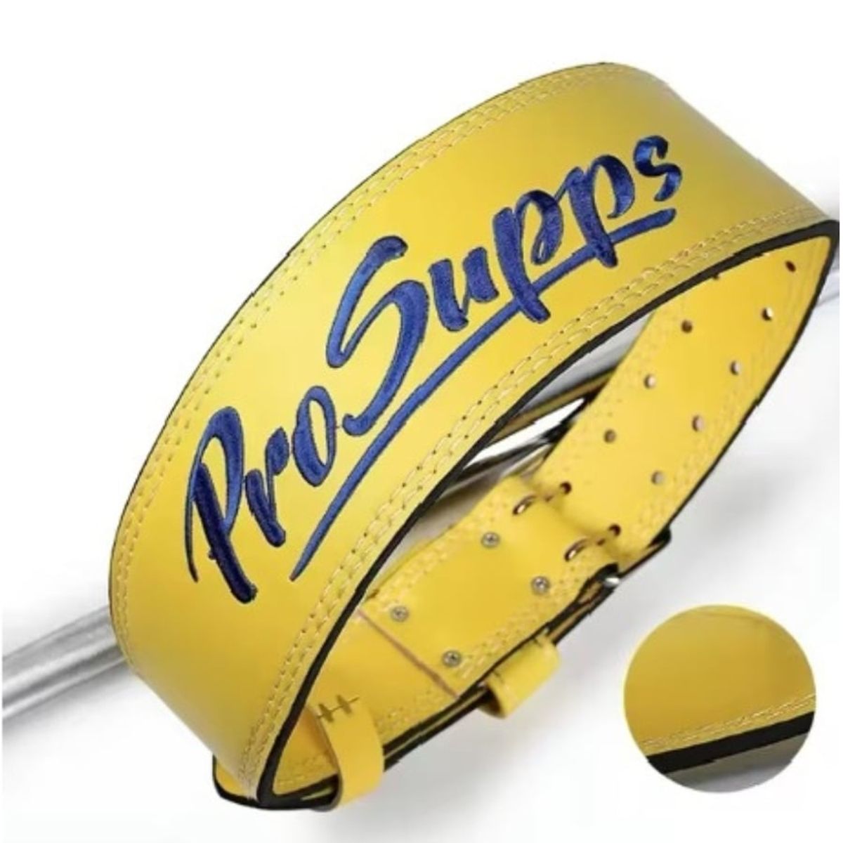 PROSUPPS - CINTURON LEVANTAMIENTO PESAS GIMNASIO CROSSFIT PROSUPPS YELLOW M