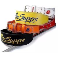 CINTURON LEVANTAMIENTO PESAS GIMNASIO CROSSFIT RED M