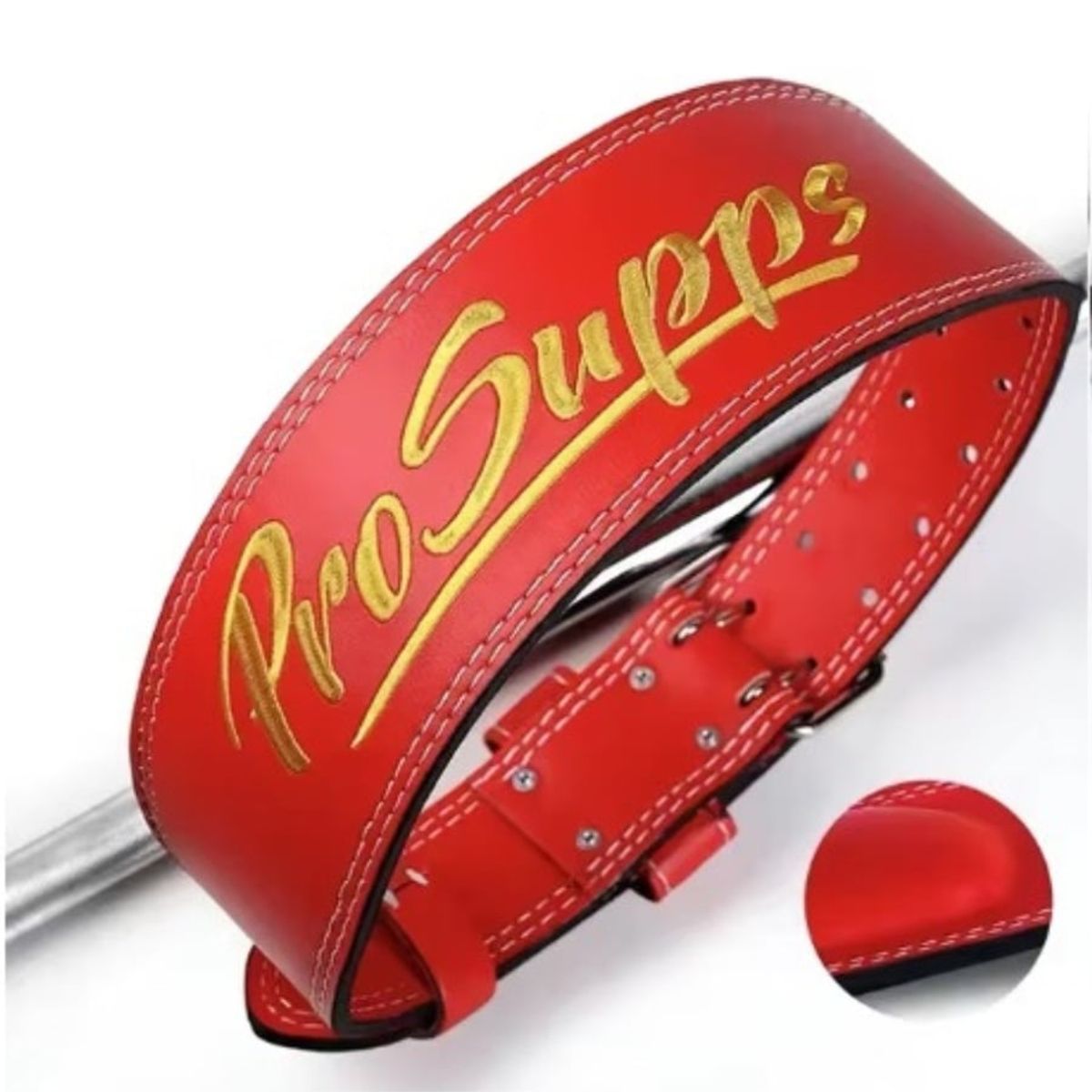 PROSUPPS - CINTURON LEVANTAMIENTO PESAS GIMNASIO CROSSFIT PROSUPPS RED M