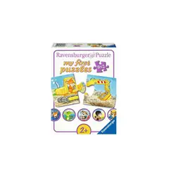 RAVENSBURGER - Mi primer puzzle - Animales en la construcción