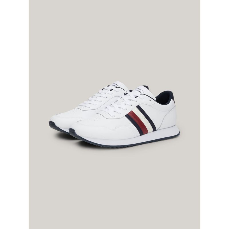 TOMMY HILFIGER - Zapatillas Runner Con Logo Blanco Tommy Hilfiger