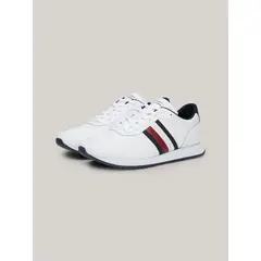 TOMMY HILFIGER - Zapatillas Runner Con Logo Blanco