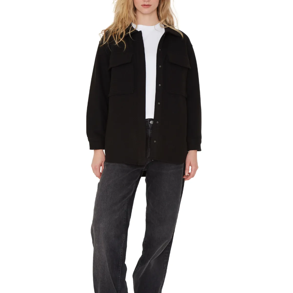 JACINTA TIENDA - Sobrecamisa Royal Negra Jacinta Tienda