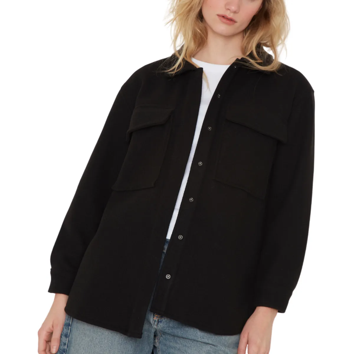 JACINTA TIENDA - Sobrecamisa Royal Negra Jacinta Tienda