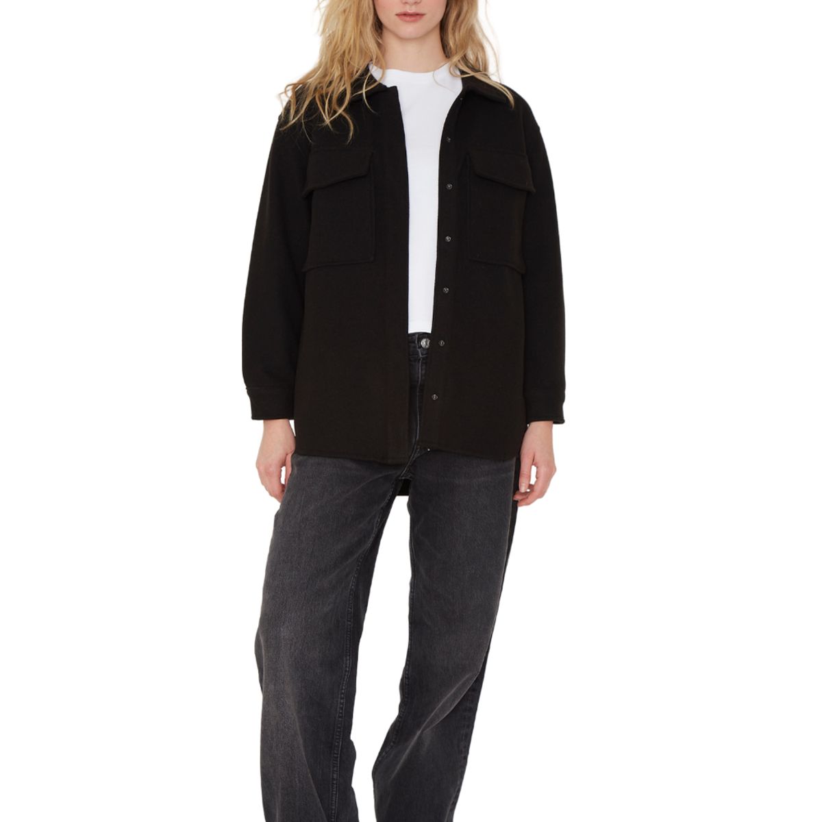 JACINTA TIENDA - Sobrecamisa Royal Negra Jacinta Tienda