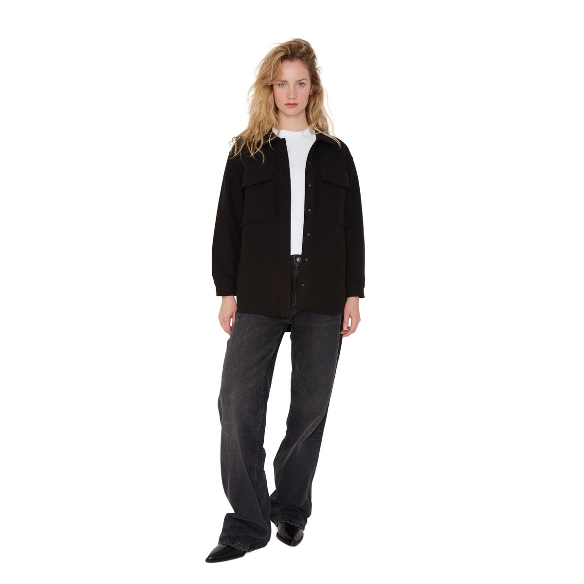 JACINTA TIENDA - Sobrecamisa Royal Negra Jacinta Tienda