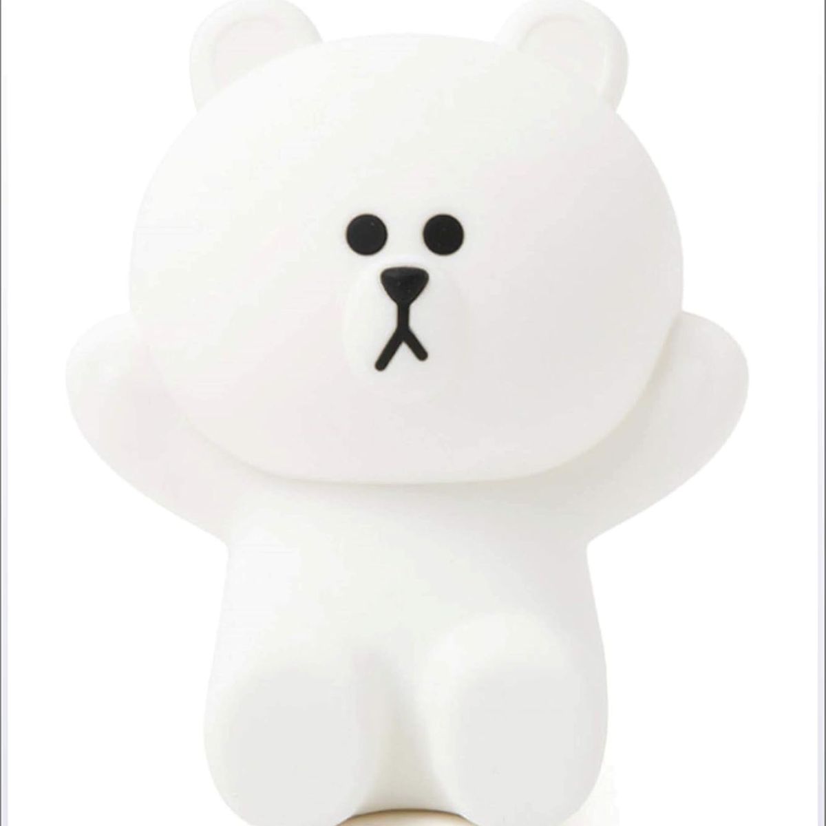 GENERICO - Lámpara Espantacucos Oso teddy  colorful arcoíris Plástico a pilas