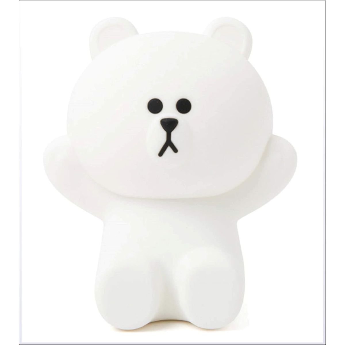 GENERICO - Lámpara Espantacucos Oso teddy  colorful arcoíris Plástico a pilas