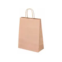GENERICO - Bolsas De Papel Kraft 22x30x10cm 250 Unds