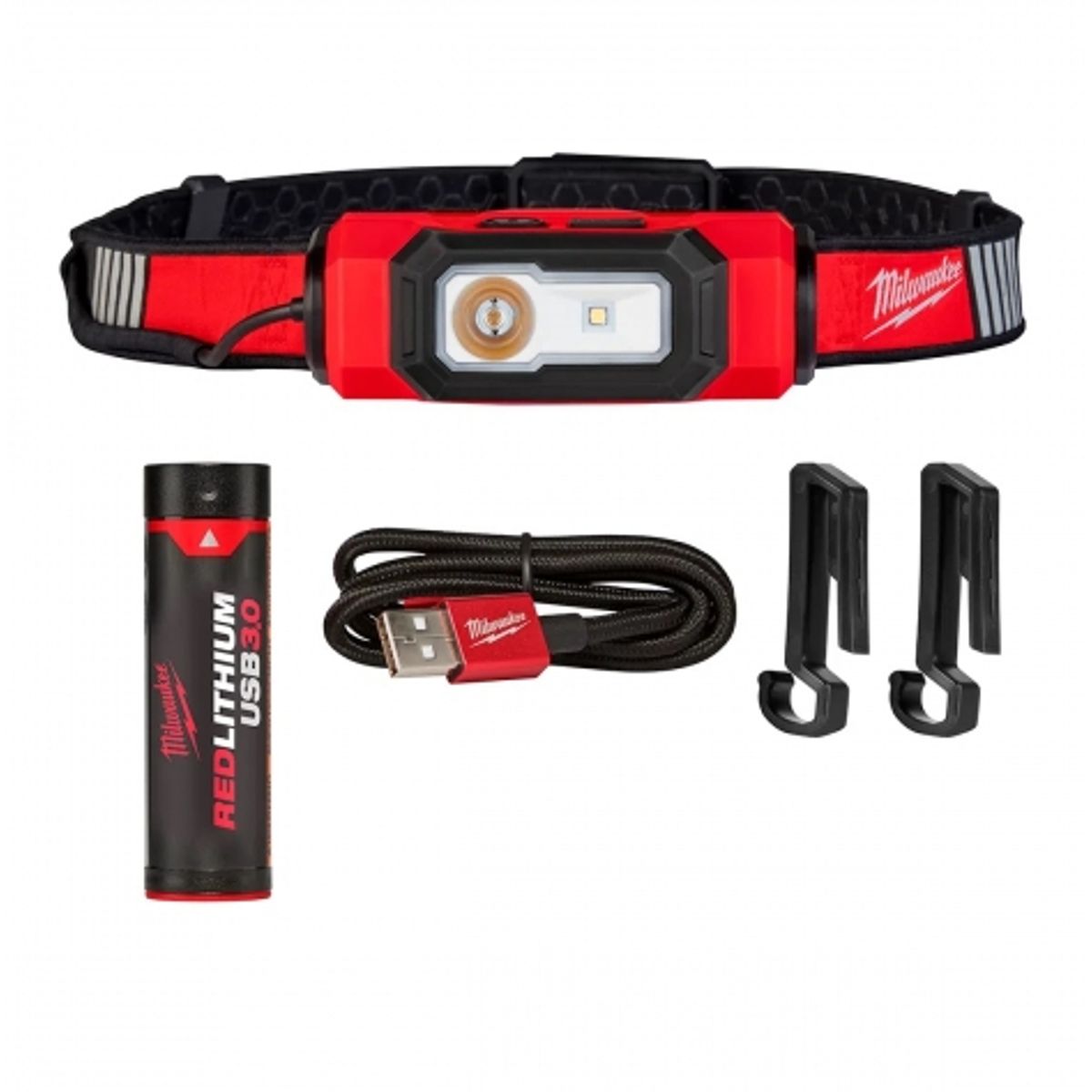 MILWAUKEE - Linterna De Casco Recargable Usb Milwaukee 2116-21