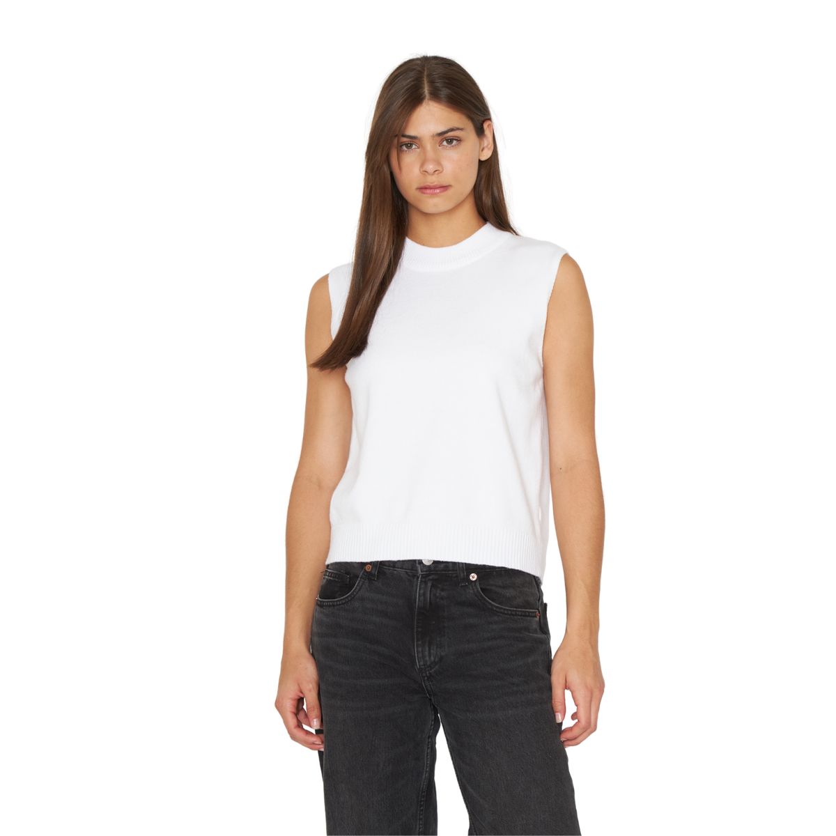 JACINTA TIENDA - Chaleco Sam blanco Jacinta Tienda