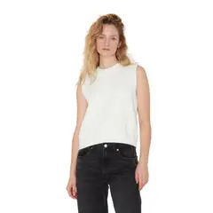 JACINTA TIENDA - Chaleco Sam blanco