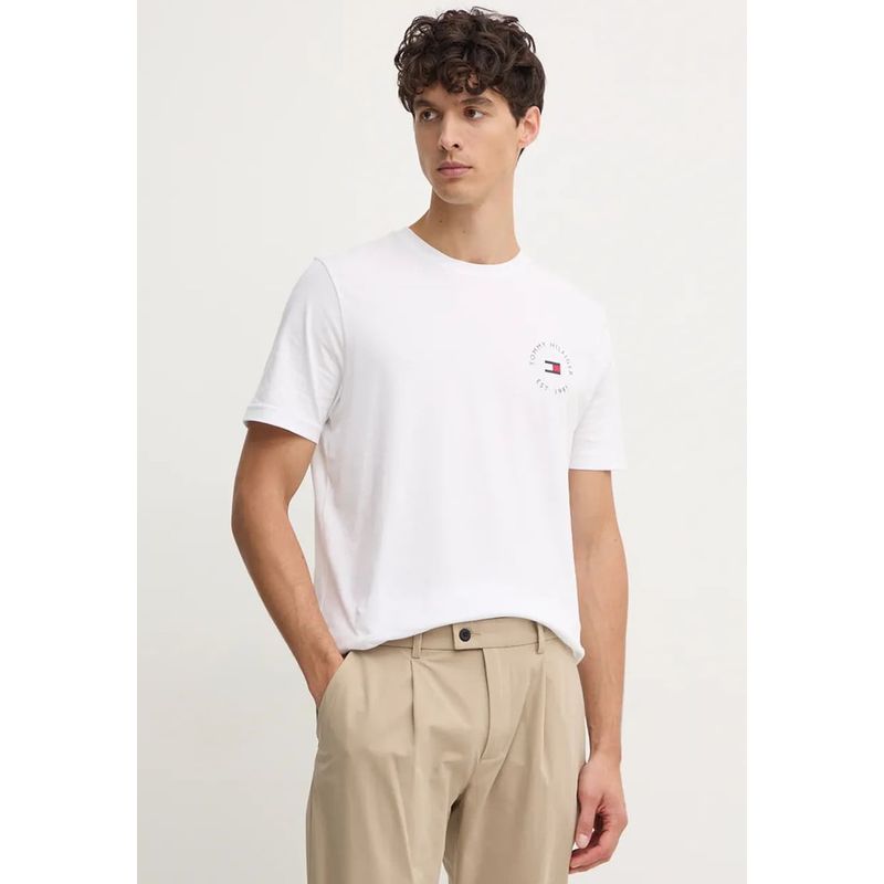 TOMMY HILFIGER - Polera Con Logo Circular_.