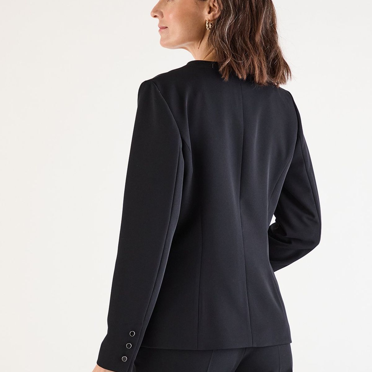 MA GRIFFE - Blazer Negro Mujer Magriffe
