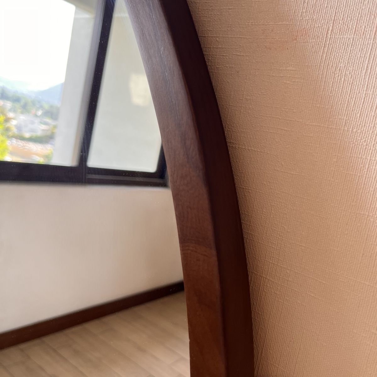 GENERICO - Espejo Irregular Madera 80x165 cm Piso y Pared Prisma