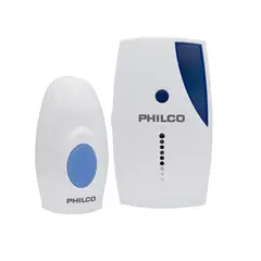 PHILCO - Timbre Inalámbrico Azul 220V Simple