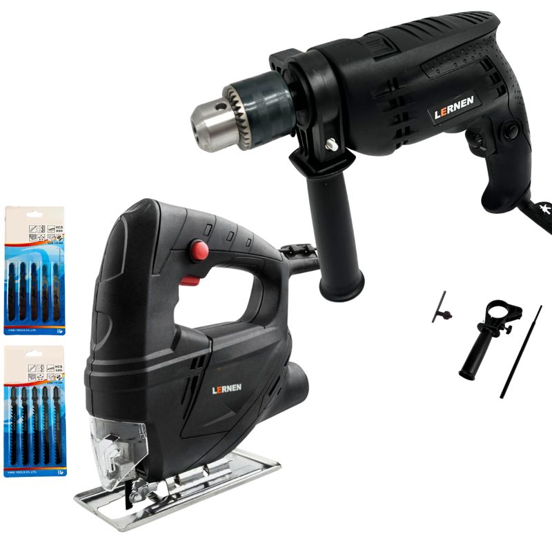 LERNEN - Pack Sierra Caladora 3000 Rpm + Taladro Percutor