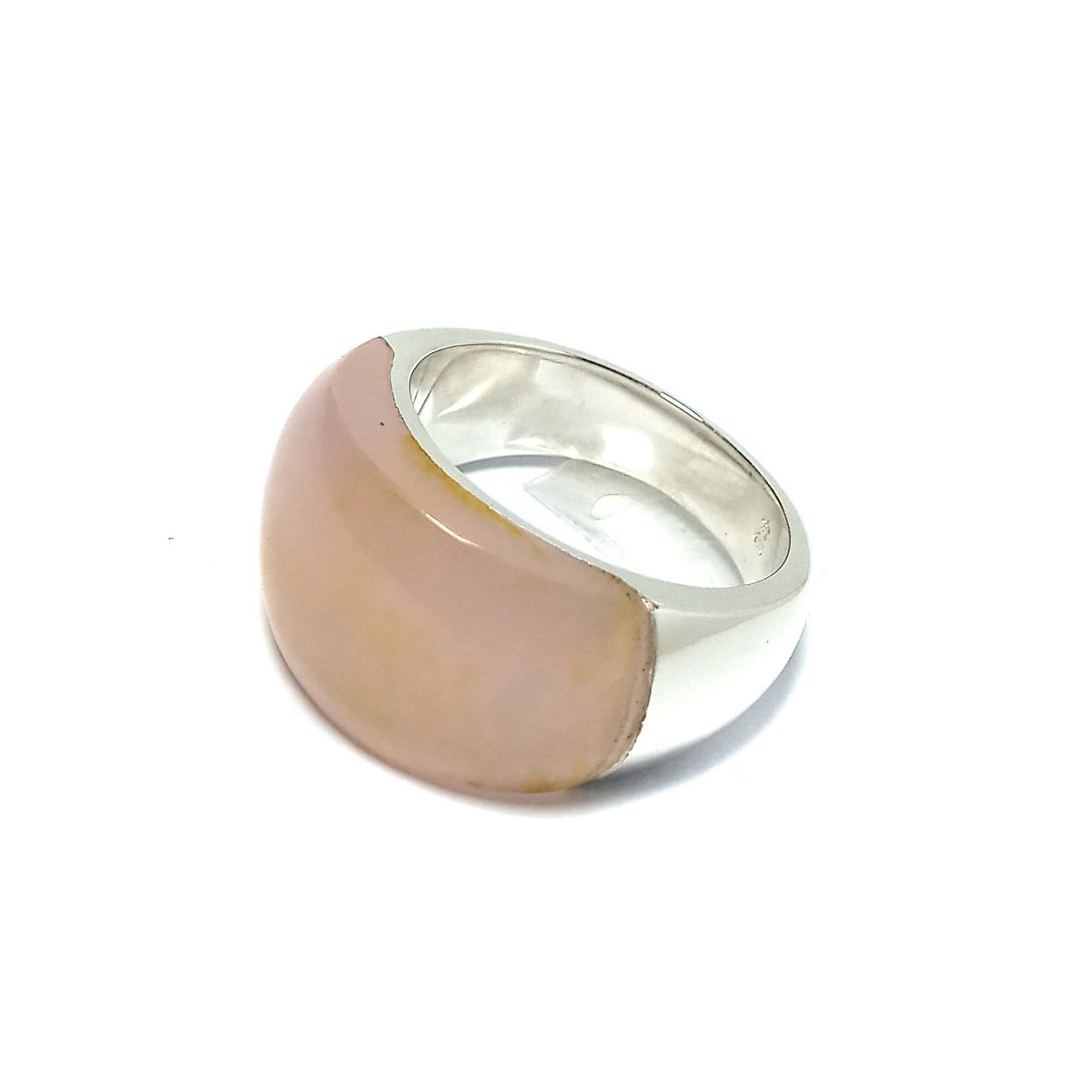 ANDREA - Anillo Cuarzo Rosa Plata Fina 925