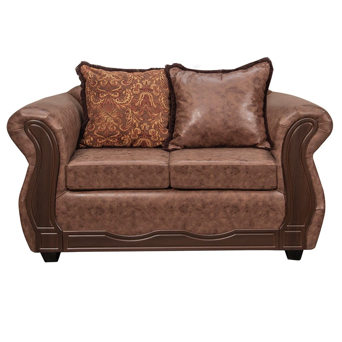 BLACK FACTORY - Juego de Living 3 2 Sofia PU Cafe