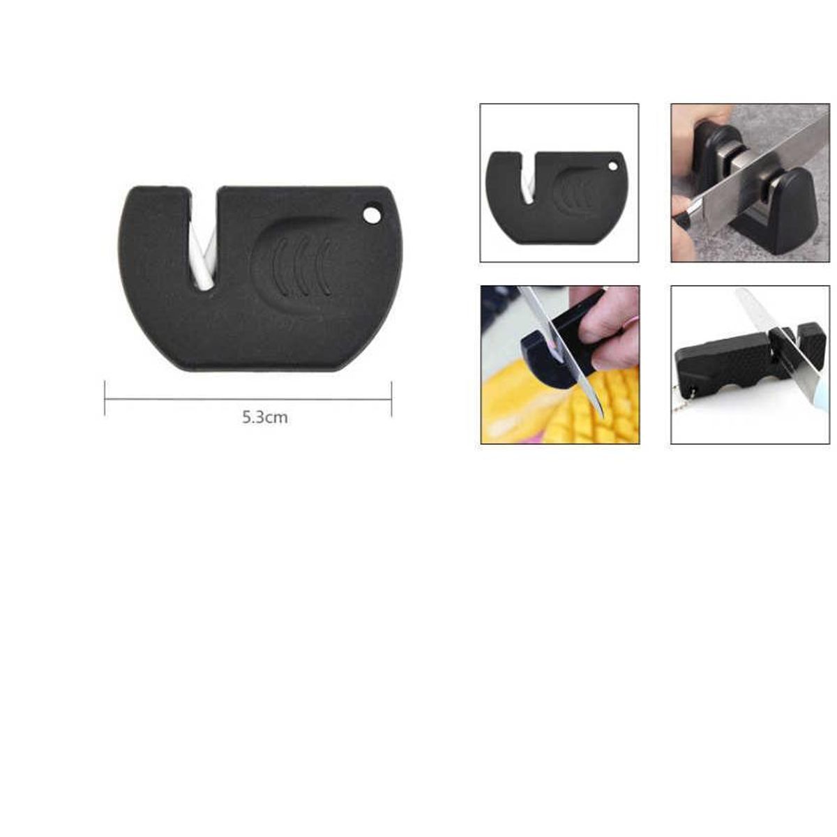 GENERICO - Set 3 Mini Afilado Chuchillo