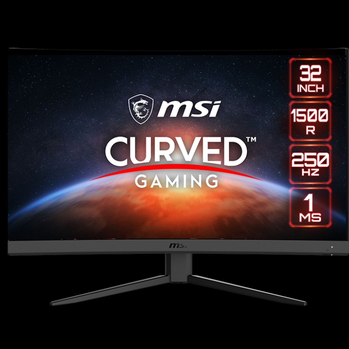 MSI - Monitor Gamer Curvo MSI 32” FHD 250 Hz 1ms G32C4X