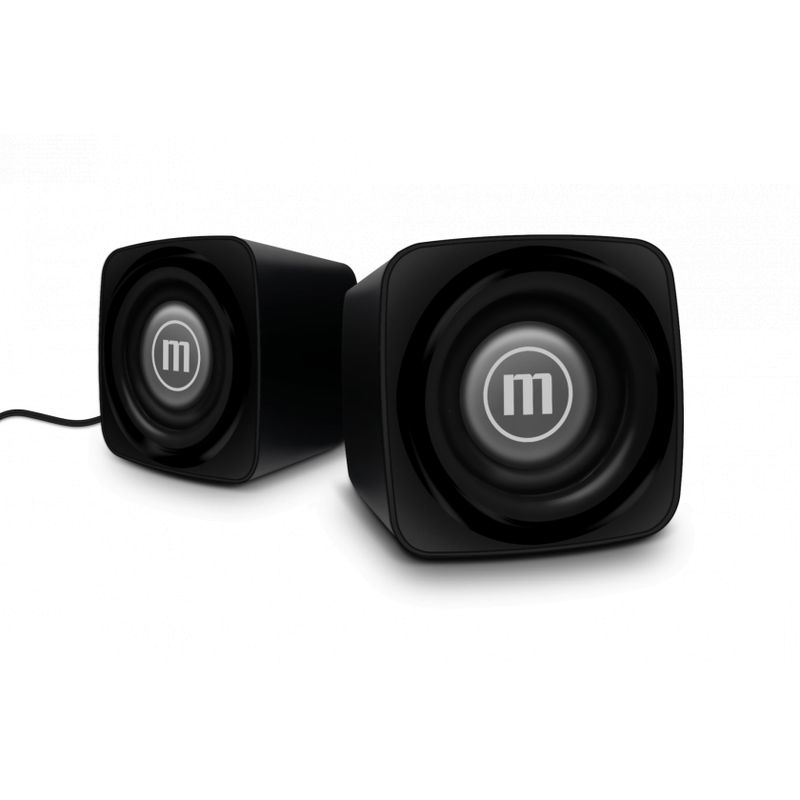 MAXELL - PARLANTES DE ESCRITORIO NEGROS - MAXELL